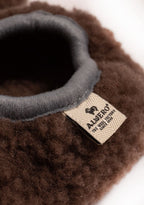 Wollen kindersloffen - Cloudlet Junior Choco Martini – 100% wol – Alwero x Salty Stitch