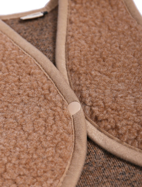 Babyweste Lulu Light Tan – 100% Wolle – Alwero