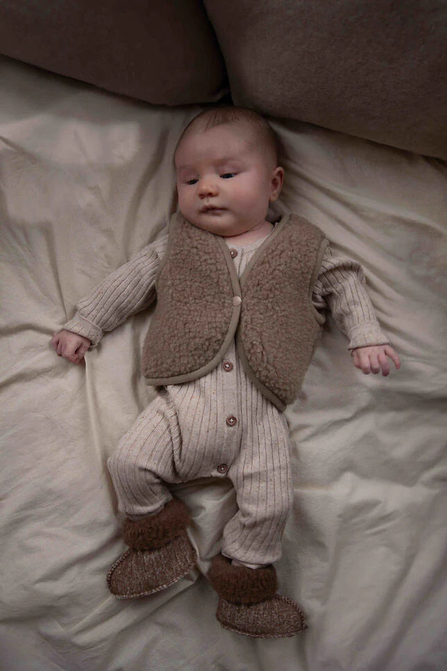 Babyweste - Gilet - Lulu light - 100% Wolle - Alwero