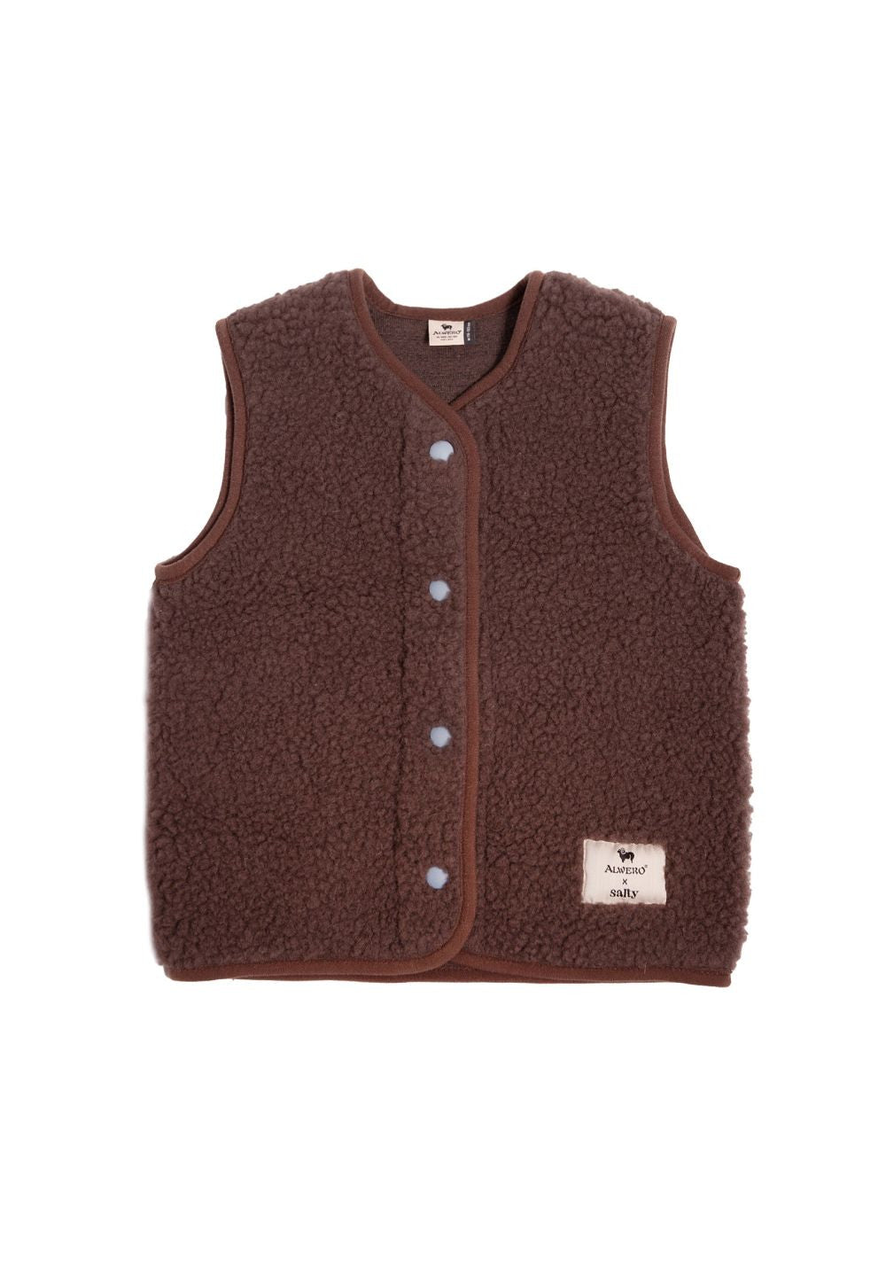 Alwero x Salty Tyb Junior – Wollweste für Kinder – Alwero x Salty Stitch