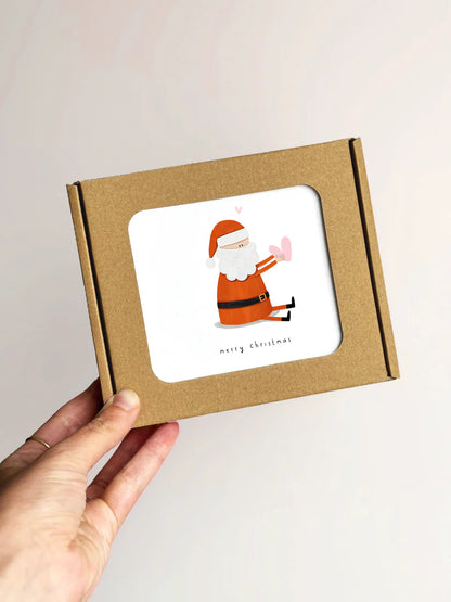 Set of 8 Christmas cards including envelopes and sticker sheet - Alijt