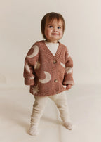 Moon Star Cardigan Russet – 100% Bio-Baumwolle – Claude & Co