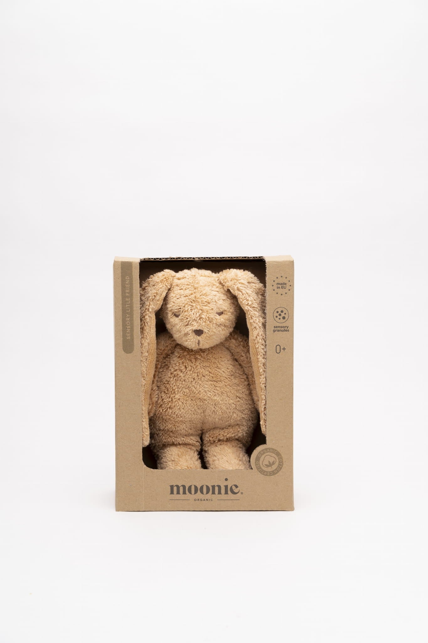 Sensory Mini Moonie Bunny - Sensorische Knuffel - Biologisch katoen - GOTS - Moonie