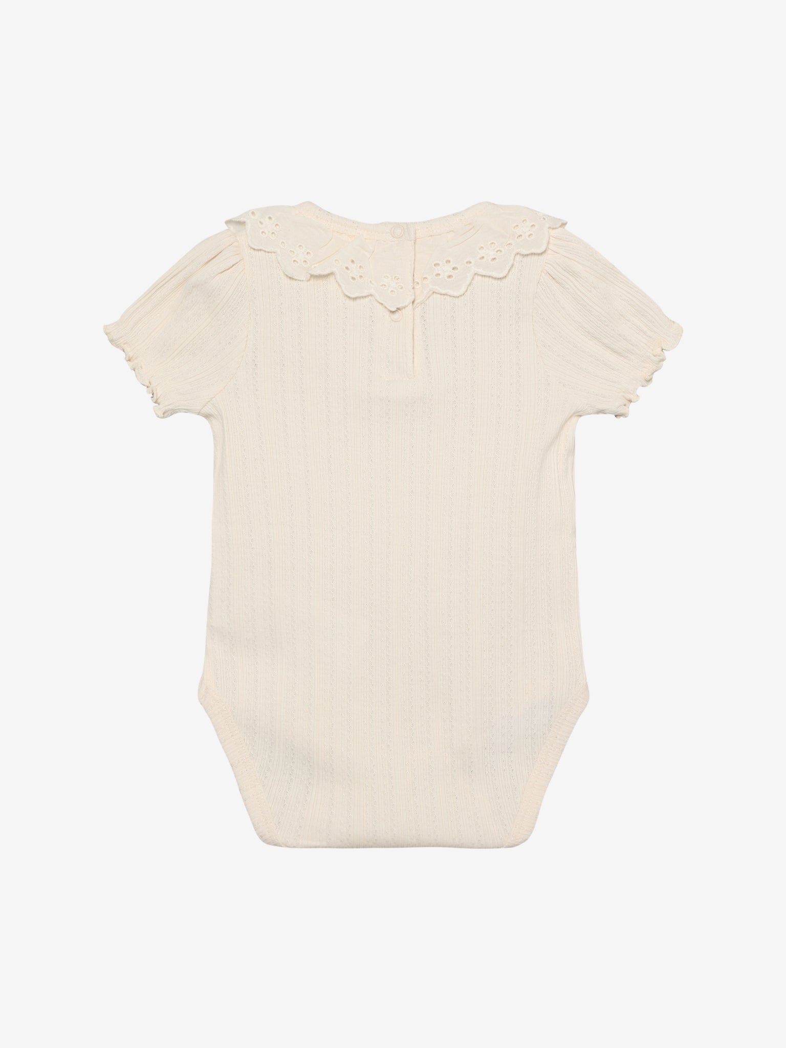 Pointelle romper met kraagje - Korte mouw - Katoen - Body LS Pointelle - En Fant - voorkant - afbeelding 6