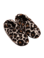 Cloudlet Hausschuhe – Wollene Damenpantoffeln – Leopard – 100% Wolle mit Ökosohle – Alwero