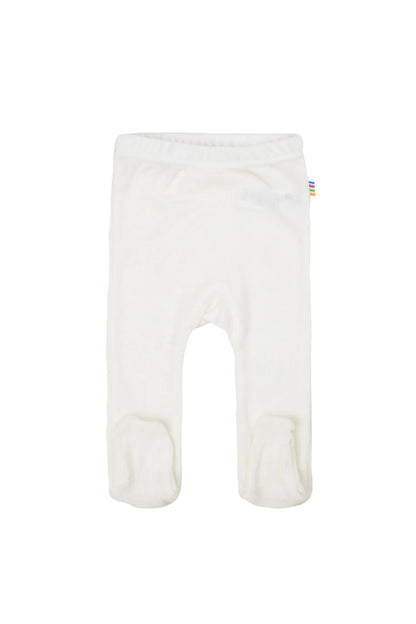 Baby broekje met voetjes - 100% merino wol - Joha