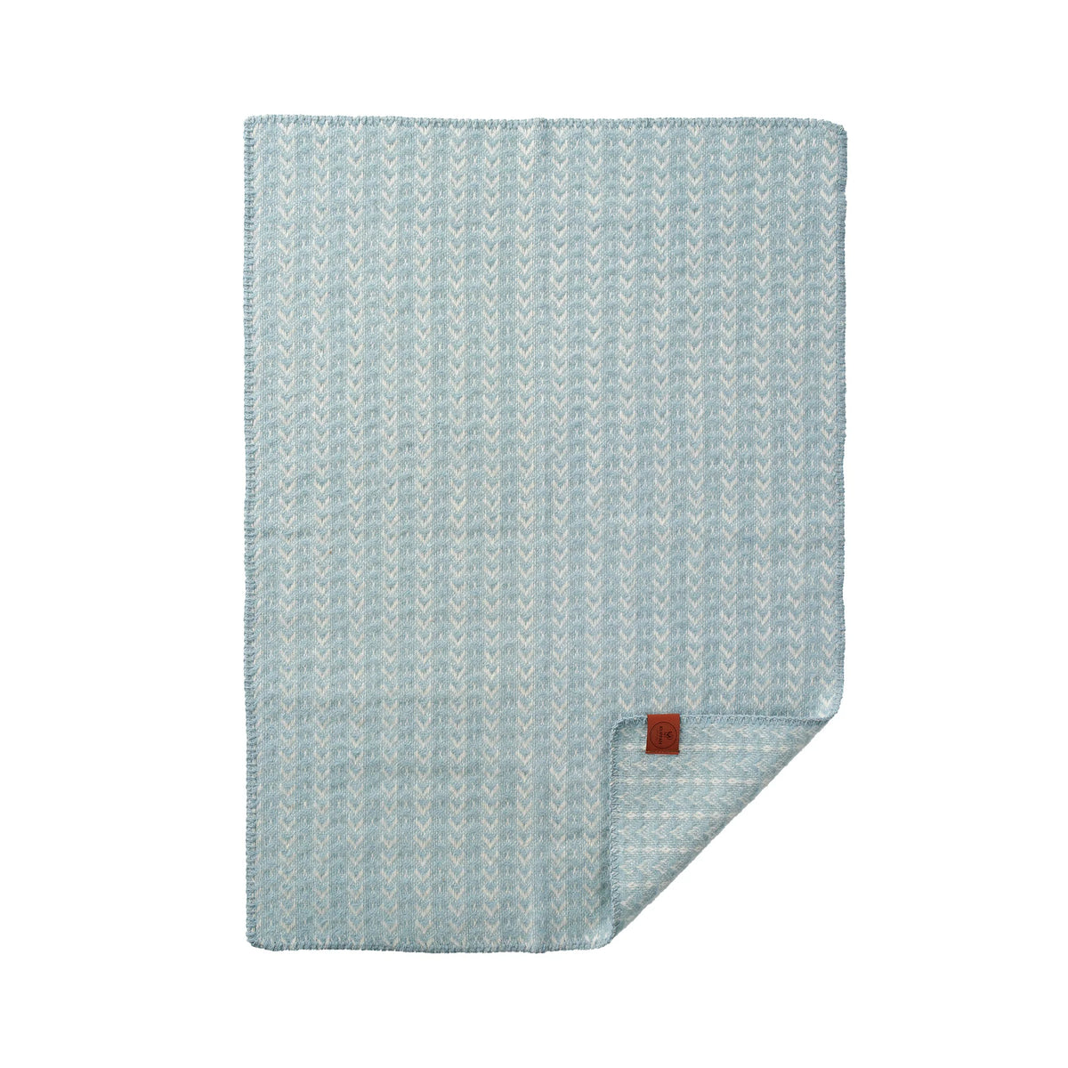 Ilse Baby – Jacquard Wiegedecke – Blau – 100% Lammwolle – 65 × 90 cm – Klippan Yllefabrik (Copy)