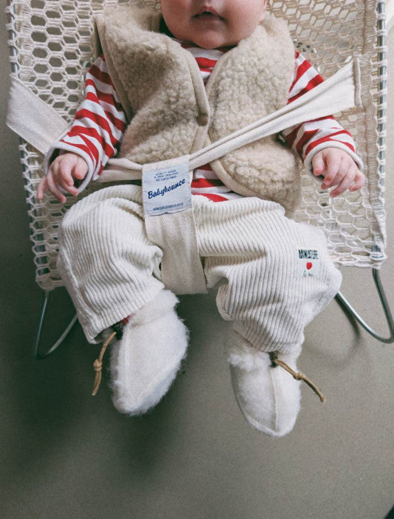 Babyslofjes Emo Naturel – 100% wol – Alwero