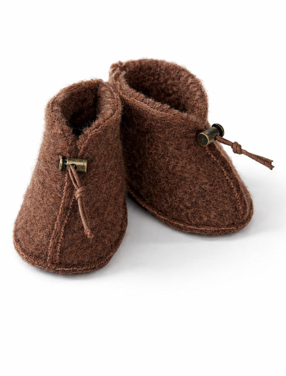 Babyschühchen Emo Choco Martini – 100 % Wolle – Alwero