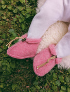 Emo Babyschuhe – Bubble Gum – Wollene Babyschuhe – 100% Wolle – Alwero