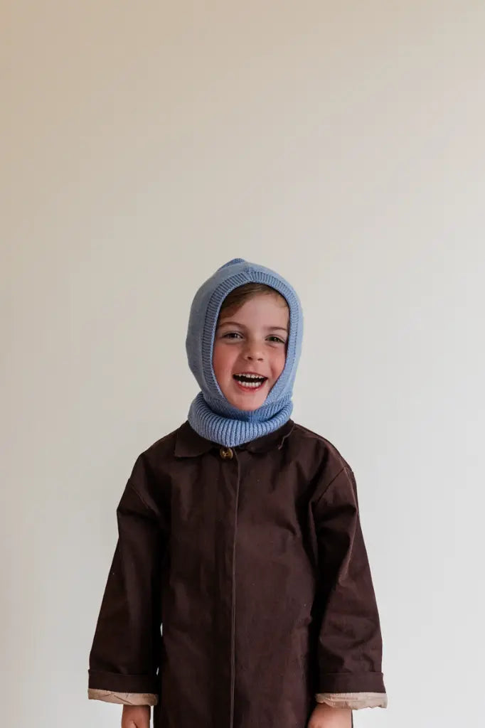 Balaclava Eddy - 100% extra fine Italian merino wool - HVID