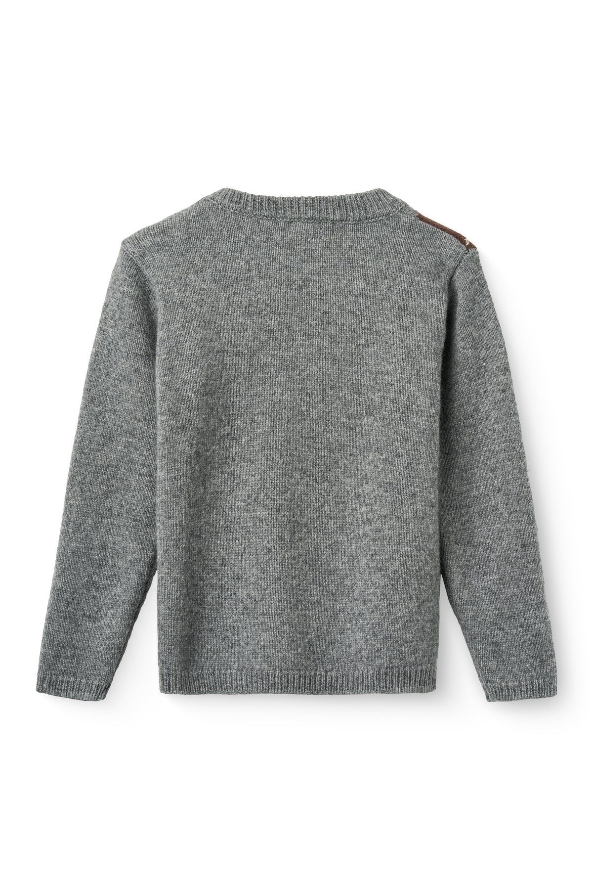 Pull en maille à carreaux - Pull Argyle - Laine d'agneau - Couleurs de Copenhague - dos