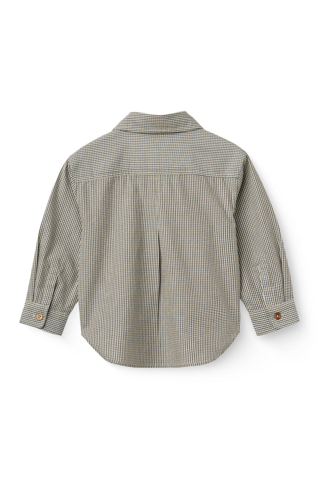 Geruit overhemd/blousje - Endless Sky/Brown Check Comb - 100% biologisch katoen - Copenhagen Colors