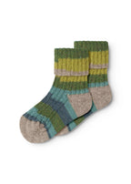 Handgebreide alpaca sokken - Azusa Multicolour Boy – 100% alpaca – MarMar Copenhagen