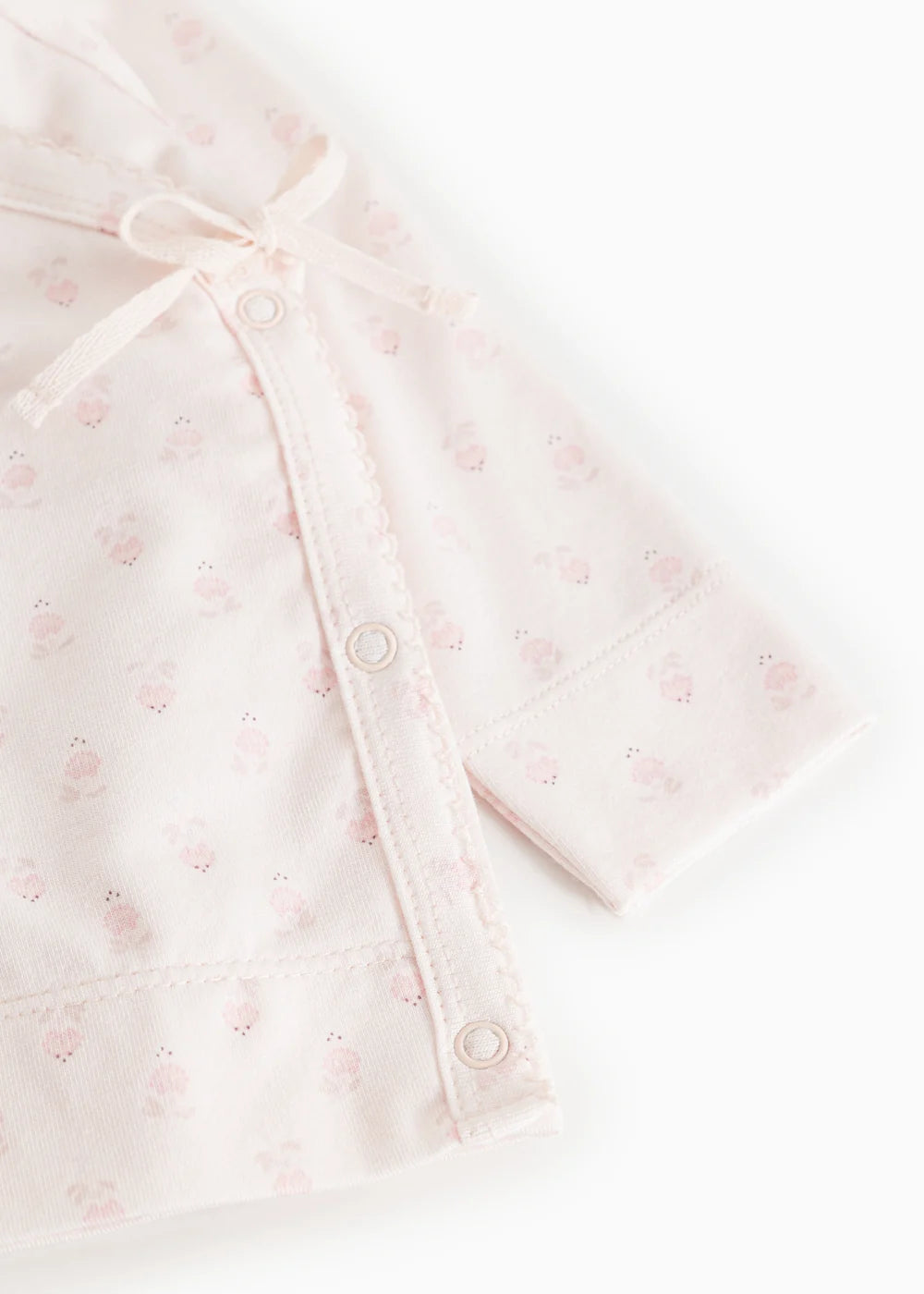 Overslagtop Tut Wrap LS Mini Bloom – Modal & biologisch katoen – MarMar Copenhagen