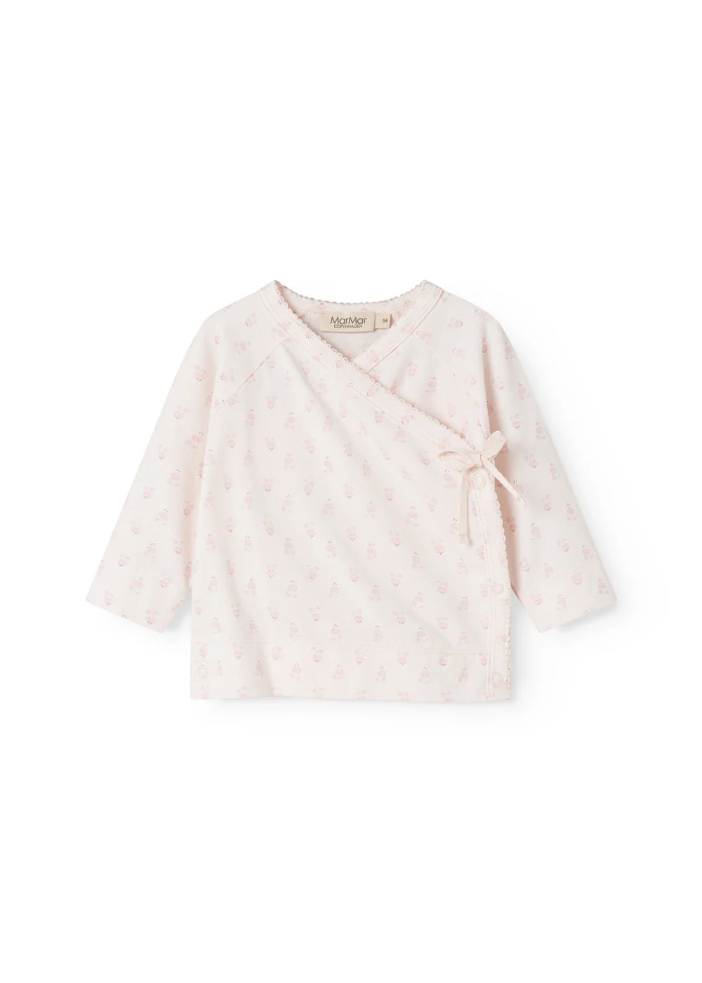 Overslagtop Tut Wrap LS Mini Bloom – Modal & biologisch katoen – MarMar Copenhagen