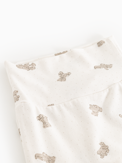Pantalon bébé Piva – Imprimé ours en peluche – Modal et coton biologique – MarMar Copenhagen