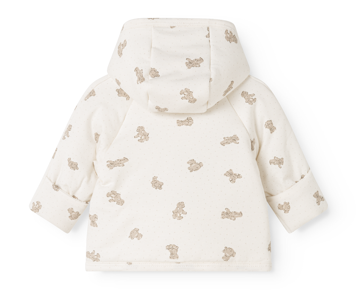 Gewatteerd babyjasje - Jula – Teddybears – Modal & biologisch katoen – MarMar Copenhagen