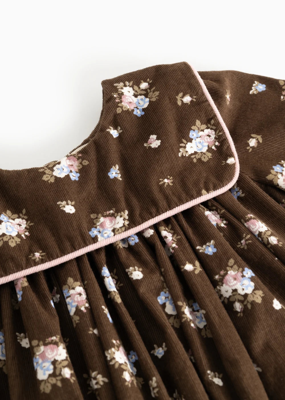 Baby dress Dulle Autumn Bouquet – Fine corduroy cotton – MarMar Copenhagen