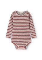 Benedicte Cherry Stripe – Strampler – Modal-Feinripp – MarMar Copenhagen