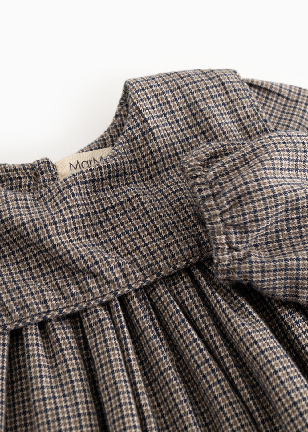 Dulle Houndstooth Check – Dress – Structured Cotton – MarMar Copenhagen
