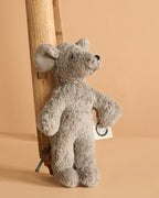 Baby Cuddly Toy - Mouse Small - Animal Baby Mouse - Organic Cotton/Wool - Grey - Senger Naturwelt