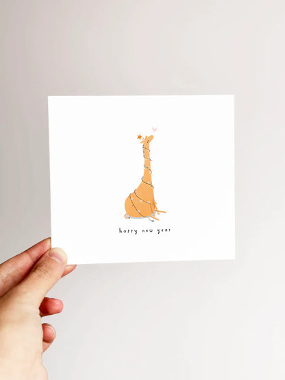 Set of 8 Christmas cards including envelopes and sticker sheet - Alijt