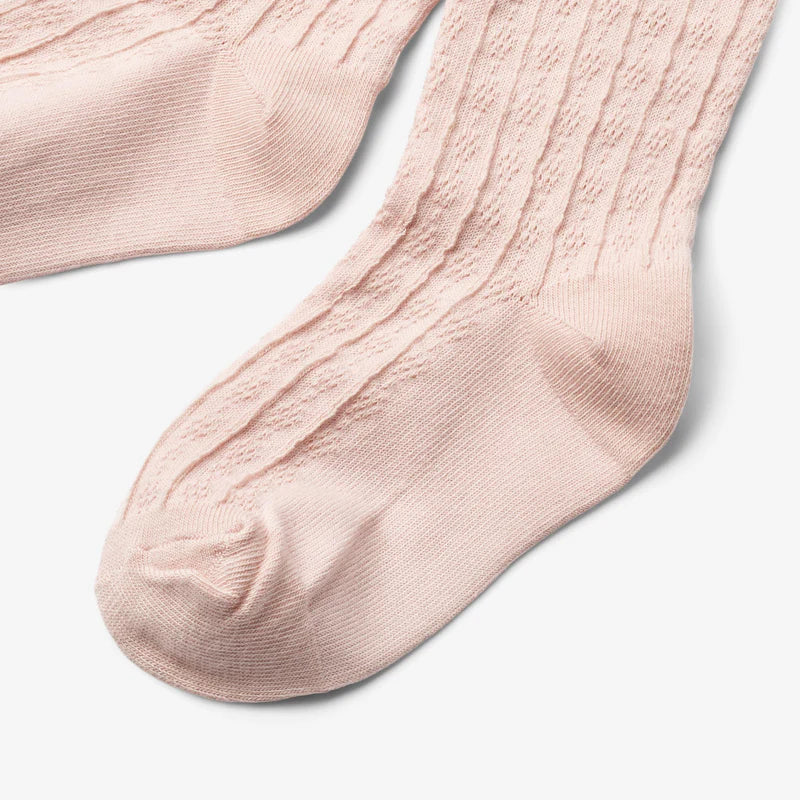Wheat - Izzy Pointelle Tights (2er-Pack) - Baby-Leggings
