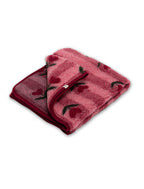 Wool blanket - Cherry Pattern - Tumbled Light – 100% wool – Alwero