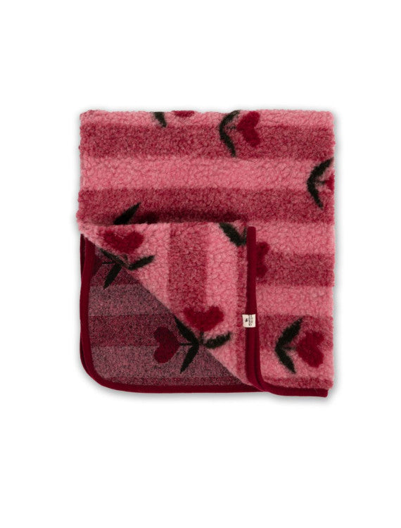 Wool blanket - Cherry Pattern - Tumbled Light – 100% wool – Alwero