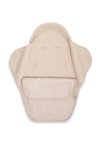 Puckdecke Wingy Uni Beige – 100% Wolle – Alwero