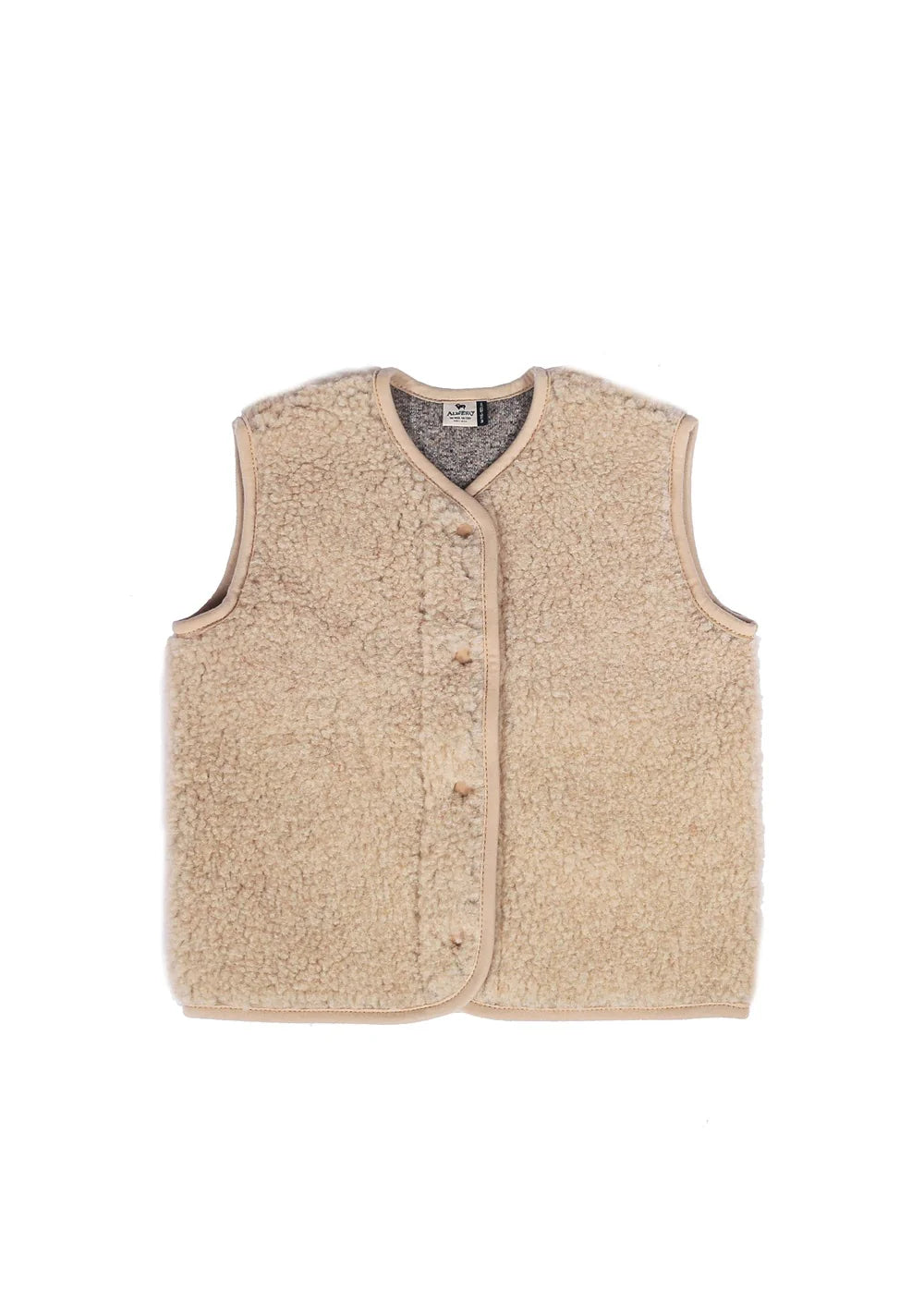 Bodywarmer Tyb light junior - 100% Wol - Alwero - productfoto - afbeelding 2