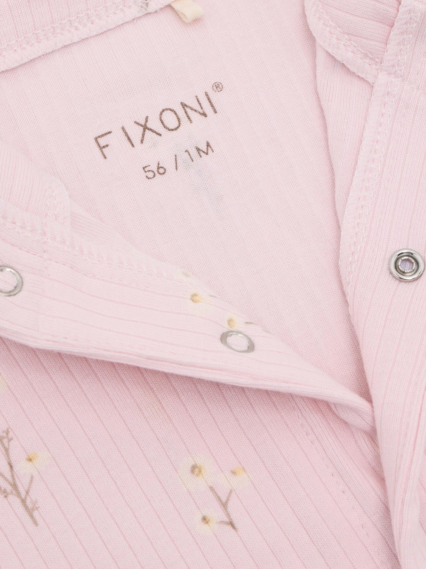 Sleepsuit/pyjamas - Modal/cotton mix - Pink/Potpourri - Fixoni