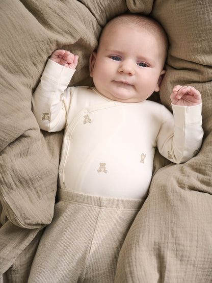 Legging - Modal/katoen - Beige/Pure Cashmere - Fixoni