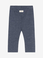 Legging - Modal/katoen - Donkerblauw/Vintage Indigo Melange - Fixoni - bovenkant - afbeelding 3