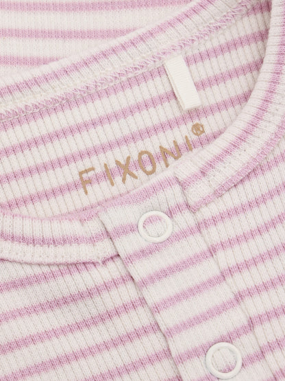 Boxpakje - Katoen - Gestreept roze/Bleached Mauve - Fixoni