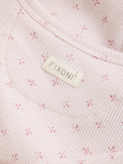 Romper - Katoen - Roze/Hushed Violet - Fixoni