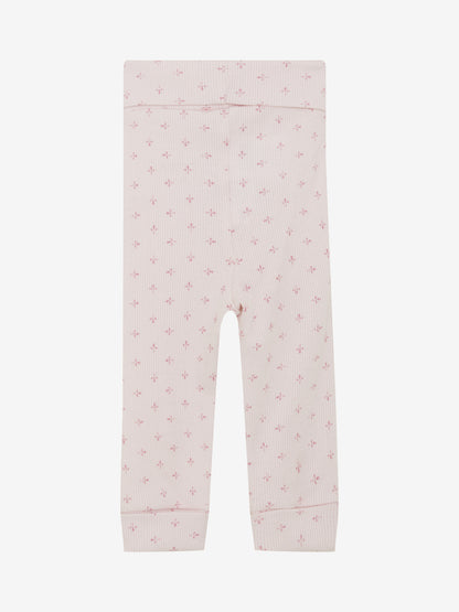 Legging - Biologisch katoen - Roze/Hushed Violet - Fixonia