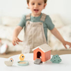 Houten boerderij set - Tiny farm play set - Clucky - Colour mix - Done by Deer - productfoto - afbeelding 2