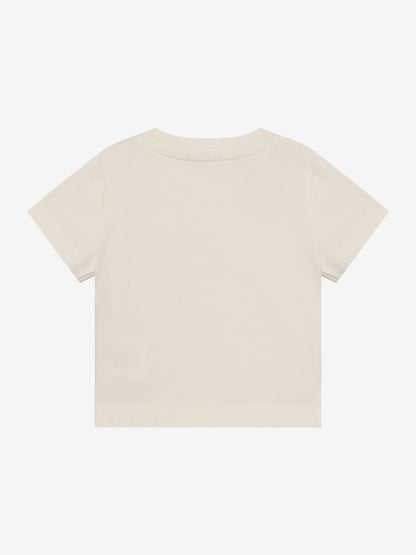 T-shirt korte mouw - Katoen - Wit/Antique White - Huttelihut