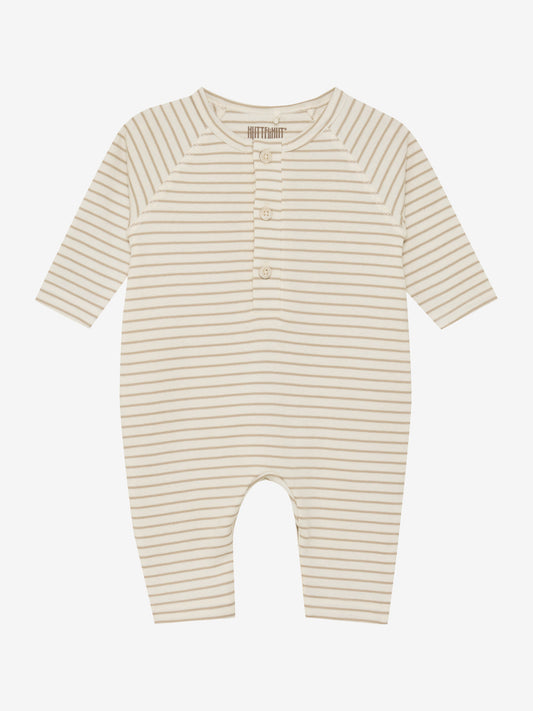 Boxpakje - Biologisch katoen - Romper LS YD Stripe - White Pepper - Huttelihut