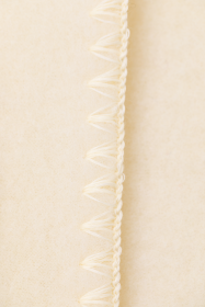 Baby Blanket Wool Fleece - Baby blanket with blanket stitch - Engel Natur