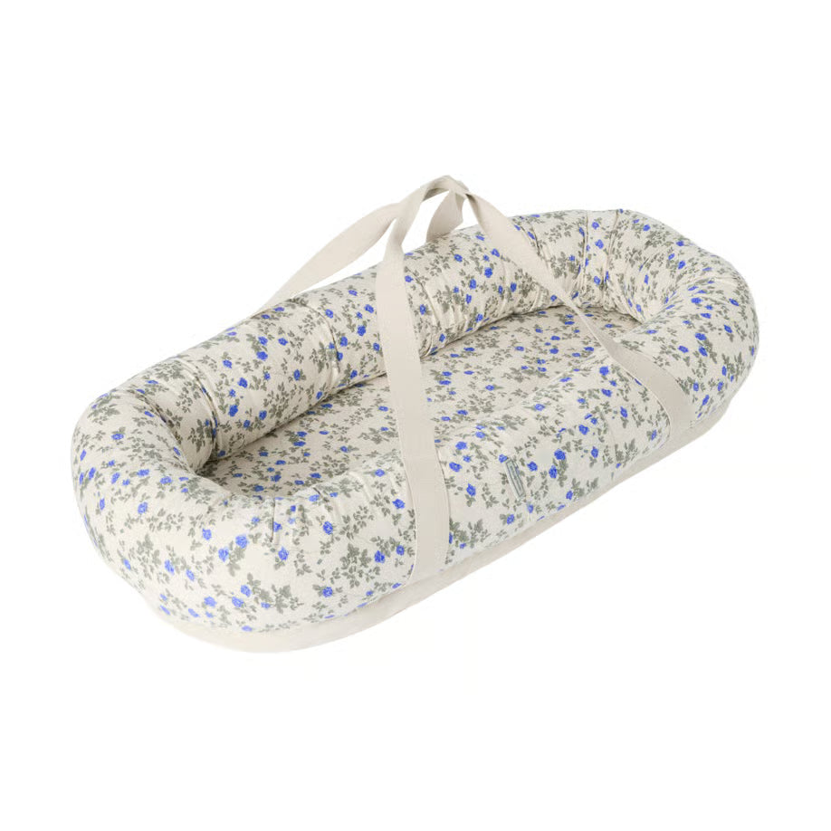 Babynest Dainty - Biologisch katoensatijn - Blauw - Garbo&Friends - productfoto - afbeelding 7