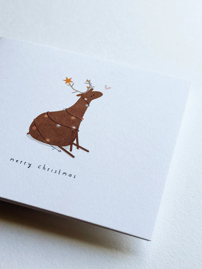 Set of 8 Christmas cards including envelopes and sticker sheet - Alijt
