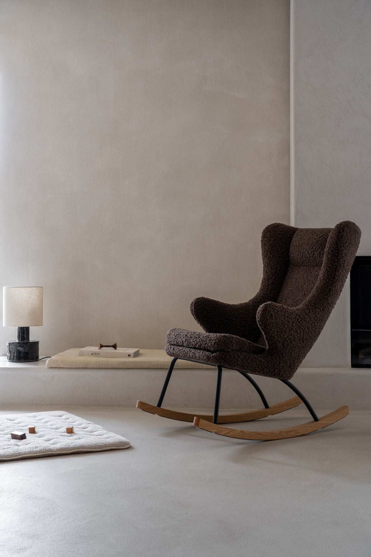 Rocking Chair De Luxe Adult Teddy - Bison of Stone - Schommelstoel - Quax