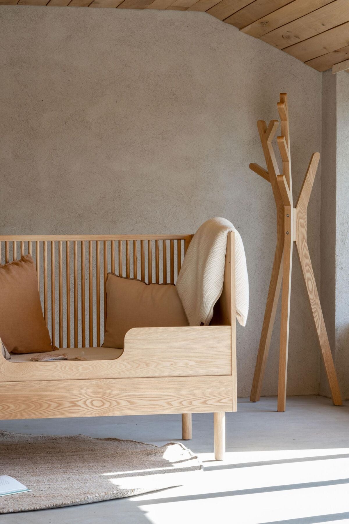 Hai No Ki Uitvalbeschermer - 140 x 70 cm - Natural Ash - Quax - productfoto - afbeelding 3