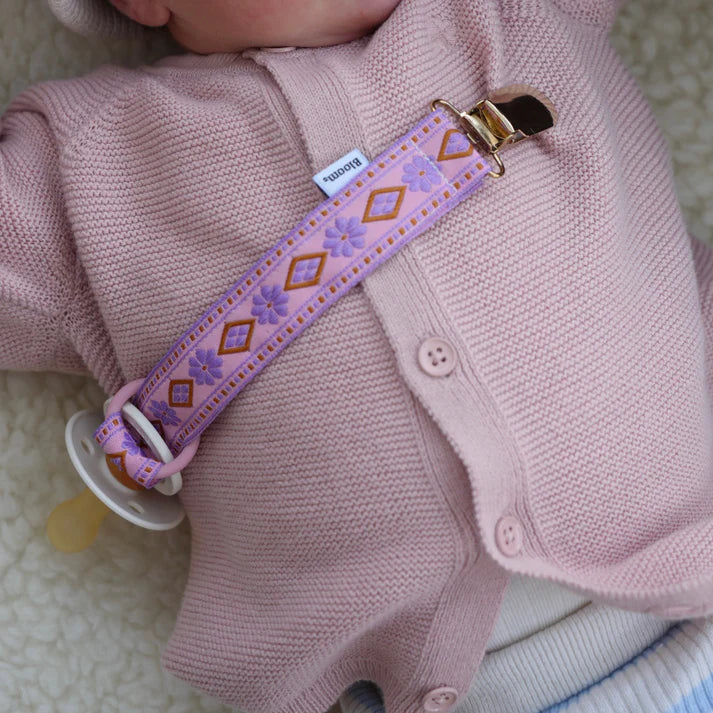 Pacifier clip Dublin - Handmade - Baby Bloom Clips