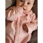 Classic PJ Suit - Biologisch katoen - Tiny Check Pink - Lalaby