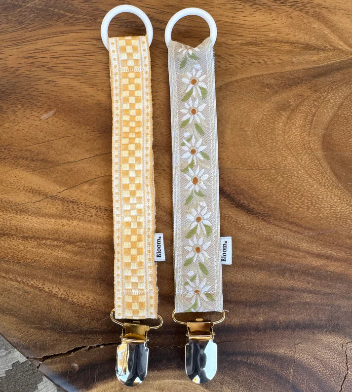 Pacifier clip Dublin - Handmade - Baby Bloom Clips