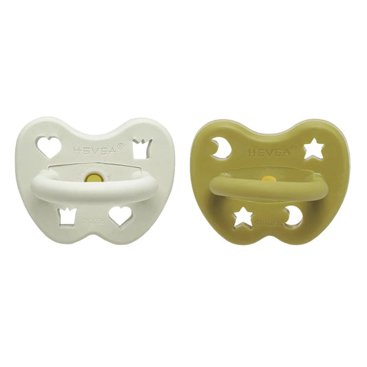 Speentjes - Natuurrubber - 3-36 maanden - 2 pack - Round - Hevea - productfoto